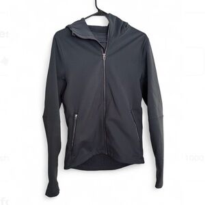 Lululemon Fleece Back Soft Shell Dark Grey/Obsidian Size Small